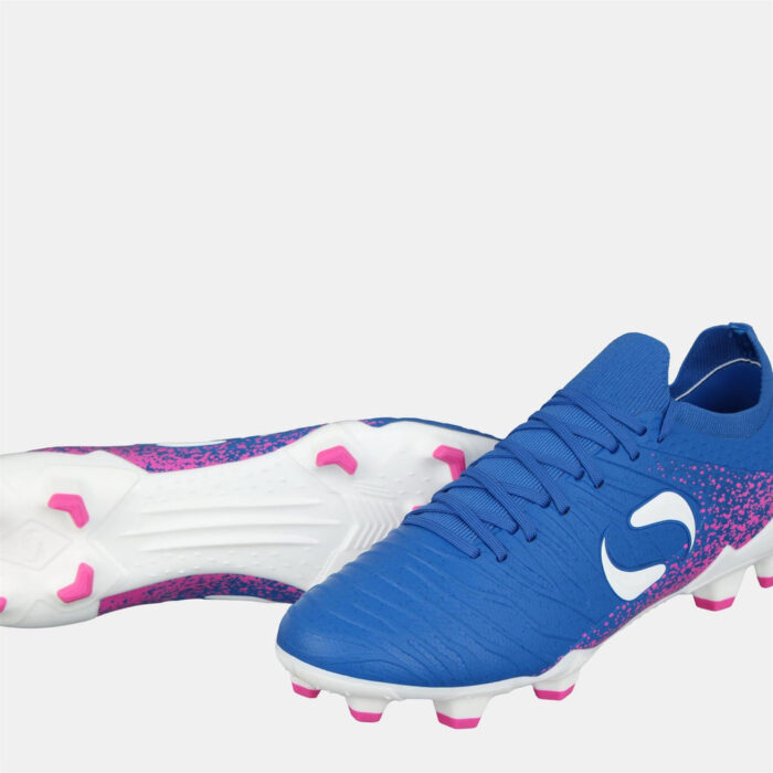 Sondico Blaze Firm Ground Football Boots – Blue/Pink – view 3