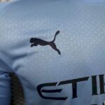 Mens Manchester City 2025/26 Home Long Sleeve Jersey Player Version 5