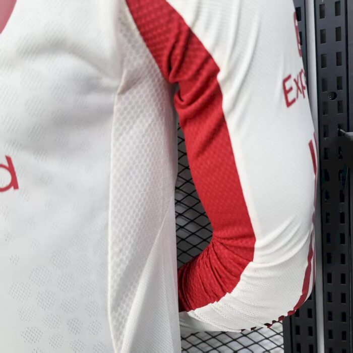 Mens Liverpool 2025/26 Away Long Sleeve Jersey Player Version 7