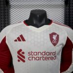 Mens Liverpool 2025/26 Away Long Sleeve Jersey Player Version 4