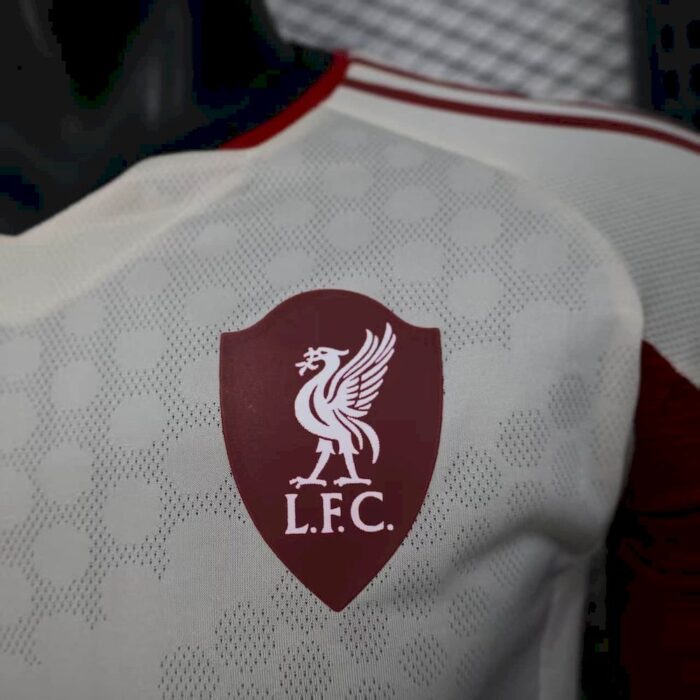 Mens Liverpool 2025/26 Away Long Sleeve Jersey Player Version 3
