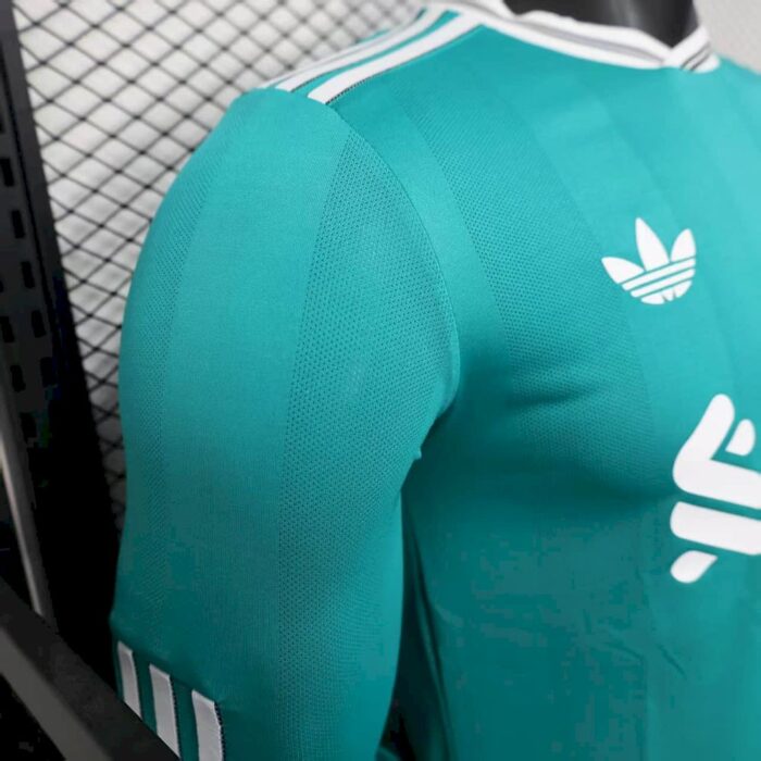 Mens Liverpool 2025/26 Third Long Sleeve Jersey Player Version 4
