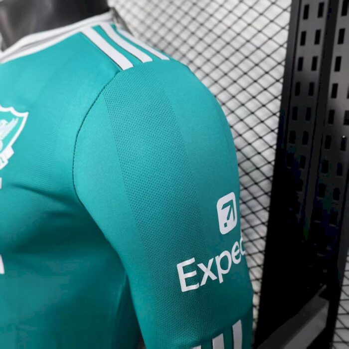 Mens Liverpool 2025/26 Third Long Sleeve Jersey Player Version 3
