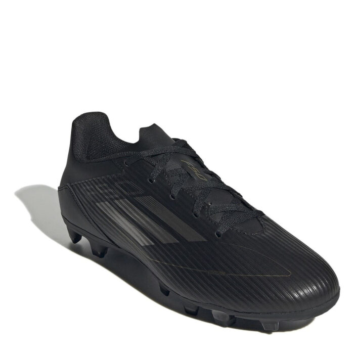 adidas F50 Firm Ground Football Boots – Black/Silver – view 3
