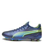 Puma Womens King Firm Ground Football Boots – Blue/Green – view 2