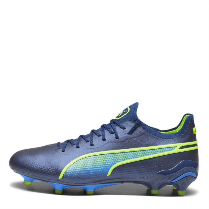 Puma Womens King Firm Ground Football Boots – Blue/Green – view 2