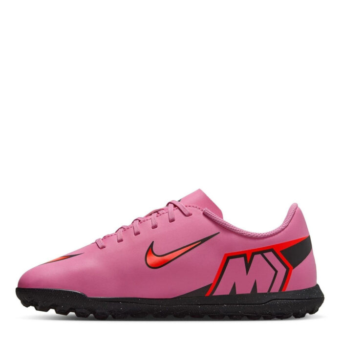 Nike Mercurial Vapor 16 Junior Turf Football Boots – Pink-Black – view 2