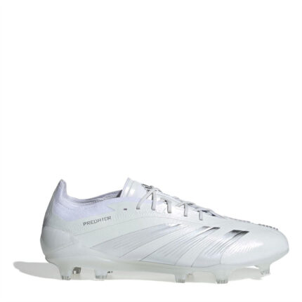 adidas Predator 24 Firm Ground Football Boots – White/Silver