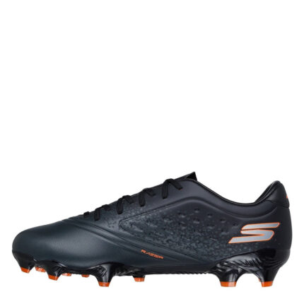 Skechers Razor Firm Ground Football Boots – Black/Orange – view 2
