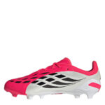 adidas Predator Junior Firm Ground Football Boots – Red/Blk/White – view 2
