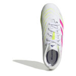 adidas Predator Junior Firm Ground Football Boots – White/Pink – view 5