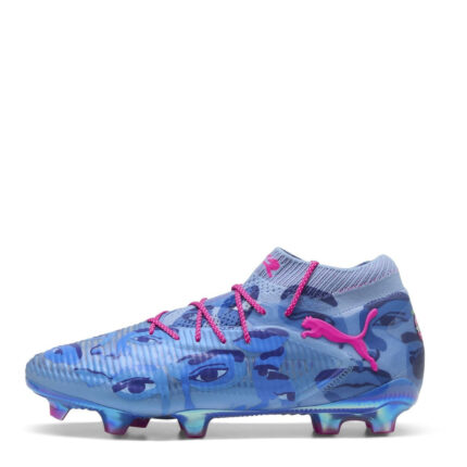 Puma Future 8 Firm Ground Football Boots – Blue/Pink – view 2