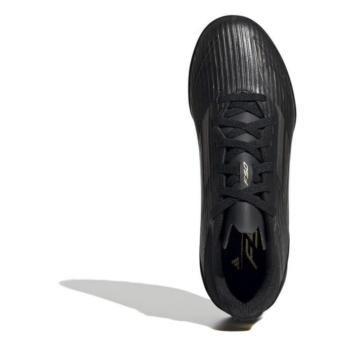 adidas F50 Junior Turf Football Boots – Black/Silver – view 5