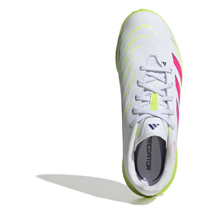 adidas Predator Junior Turf Football Boots – White/Pink – view 5