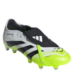adidas Predator Firm Ground Football Boots – White/Blk/Lemon – view 3
