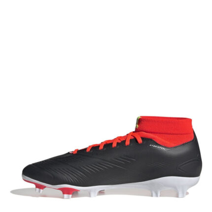 adidas Predator 24 Firm Ground Football Boots – Black/White/Red – view 2