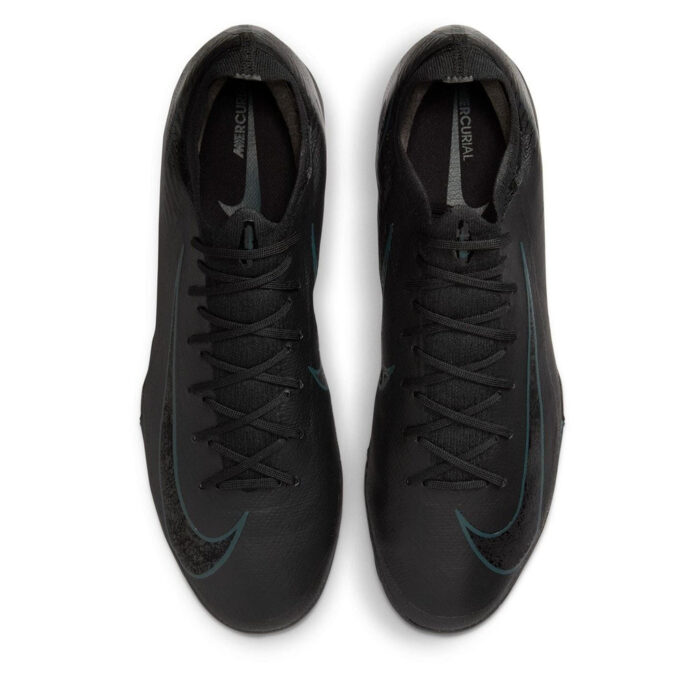 Nike Zoom Mercurial Vapor 16 Turf Football Boots – Black/Green – view 6