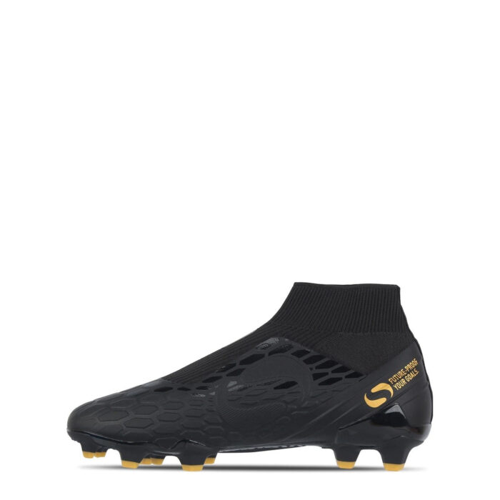 Sondico Blizzard Firm Ground Football Boots – Black/Gold – view 2