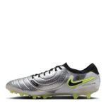 Nike Tiempo Legend 10 Artificial Ground Football Boots – Silver/Volt – view 2
