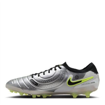Nike Tiempo Legend 10 Artificial Ground Football Boots – Silver/Volt – view 2