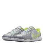 Nike Junior Indoor Football Boots – Silver/Volt - Image 4