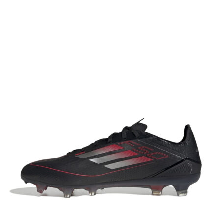 adidas F50 Firm Ground Football Boots – Black/Iron/Red – view 2