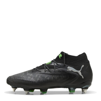 Puma Future 8 Soft Ground Football Boots – Black/Green – view 2