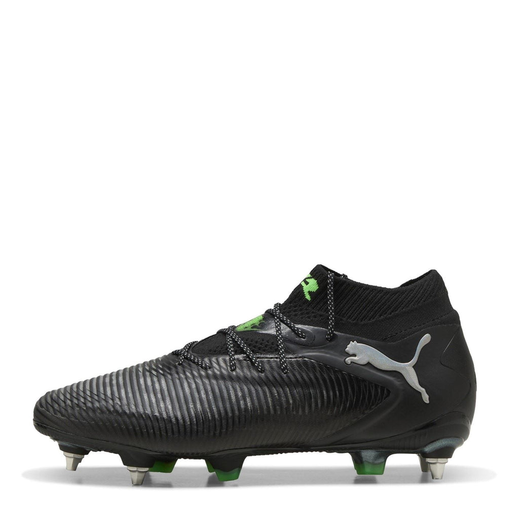 Puma Future 8 Soft Ground Football Boots – Black/Green – view 2