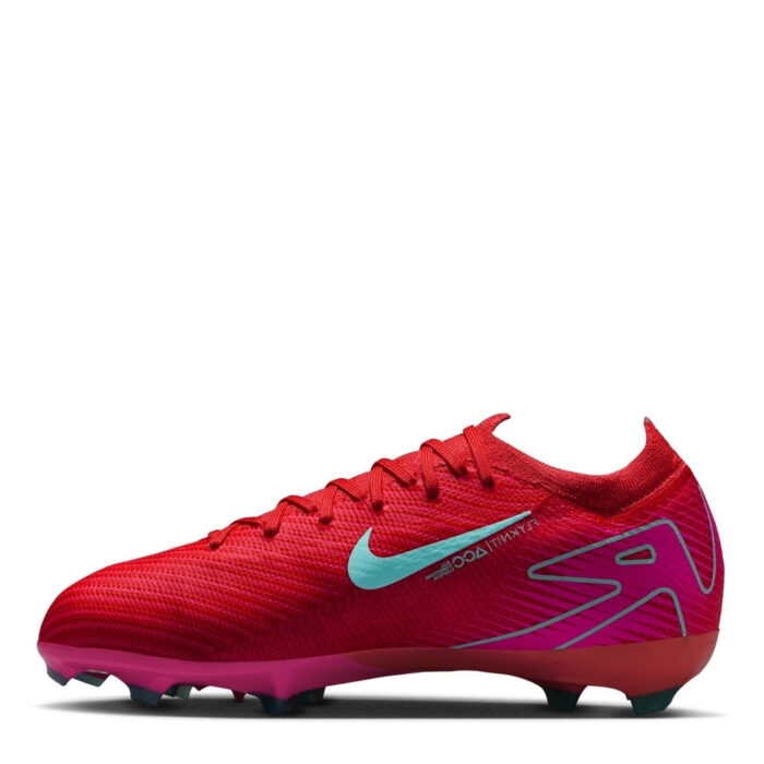 Nike Mercurial Vapor 16 Junior Firm Ground Football Boots – Red/Green – view 2