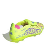 adidas Predator Junior Firm Ground Football Boots – Yellow/Pink – view 4
