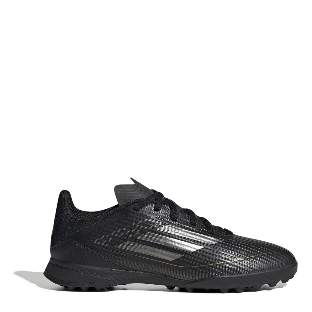 adidas F50 Junior Turf Football Boots – Black/Silver