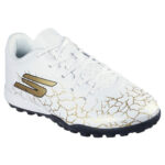 Skechers Skx_01 Junior Turf Football Boots – White/Gold – view 3