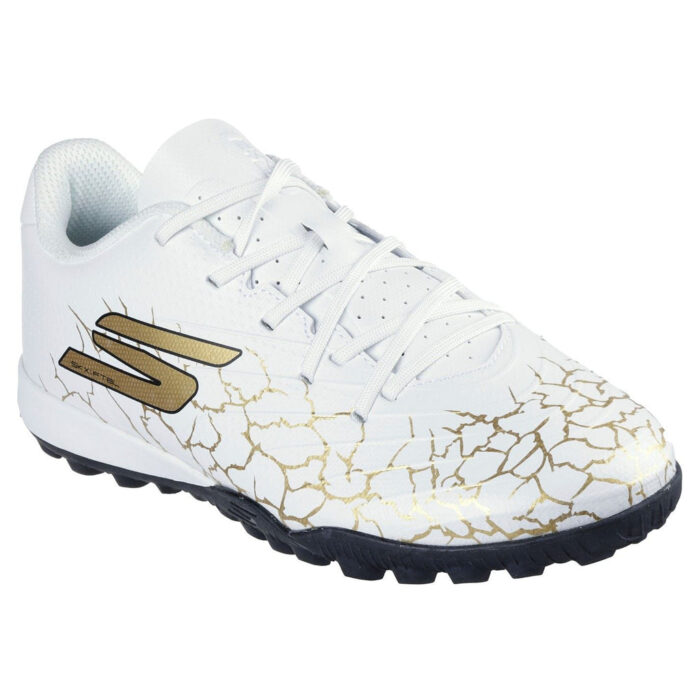 Skechers Skx_01 Junior Turf Football Boots – White/Gold – view 3