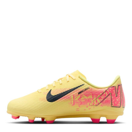Nike Mercurial Vapor 16 Junior Firm Ground Football Boots – Orange/Navy – view 2