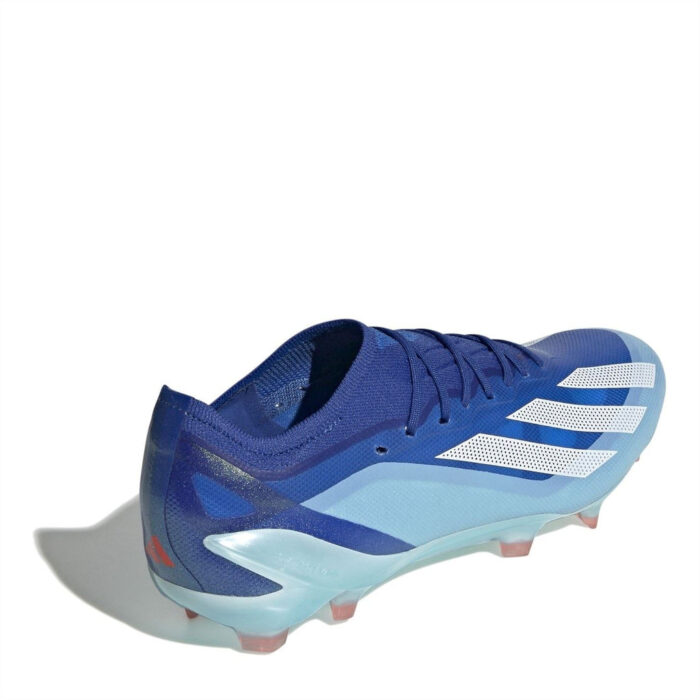 adidas X Crazyfast Firm Ground Football Boots – Blue-White – view 4
