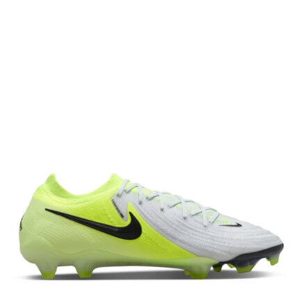 Nike Phantom Gx Ii Firm Ground Football Boots – Silver/Volt