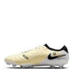 Nike Tiempo Legend 10 Eli Junior Firm Ground Football Boots – Lemonade/Black – view 2