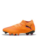 Puma Womens Future 8 Firm Ground Football Boots – Orange/Black - Image 8
