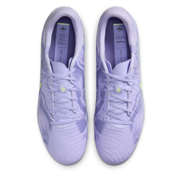 Nike Tiempo Legend 10 Firm Ground Football Boots – Purple/Volt - Image 6