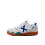 Munich Gresca Junior Indoor Football Boots – White/Blue – view 2