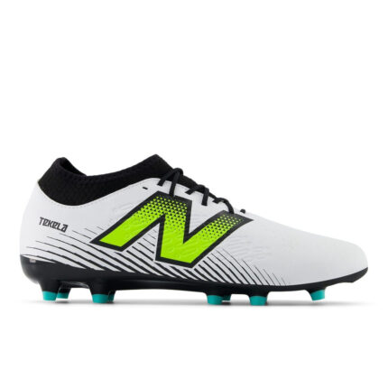 New Balance Tekela 4+ Magique Firm Ground Football Boots – White/Black