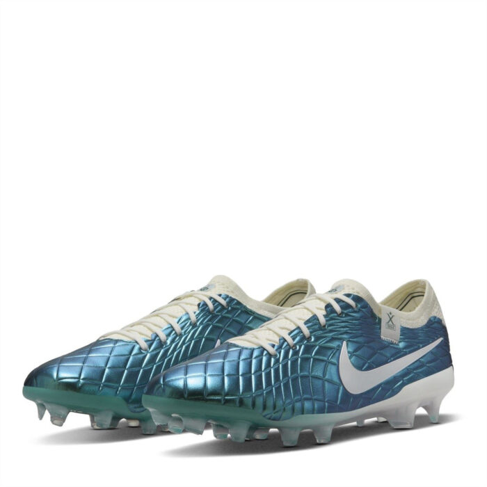 Nike Tiempo Legend 10 Firm Ground Football Boots – Teal/Sail – view 4