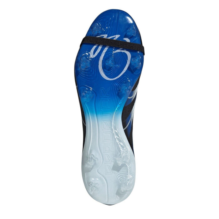 adidas Predator Firm Ground Football Boots – Black/Blue – view 6