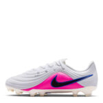 Nike Tiempo Junior Firm Ground Football Boots – Blue/Wht/Pink – view 2