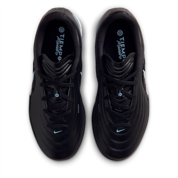 Nike Junior Turf Football Boots – Black/Blue – view 6