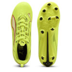 Puma Ultra Junior Firm Ground Football Boots – Yellow/Black – view 3