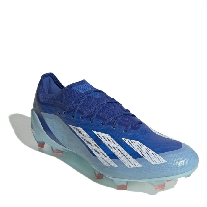 adidas X Crazyfast Firm Ground Football Boots – Blue-White – view 3