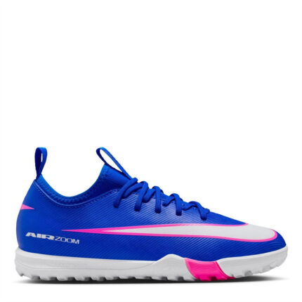 Nike Zoom Mercurial Vapor 16 Junior Turf Football Boots – Blue/Wht/Pink
