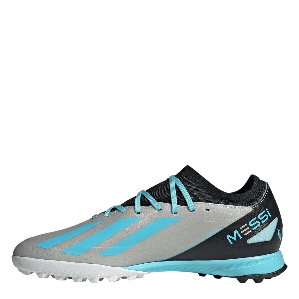 adidas X Crazyfast Turf Football Boots – Silver/Blue/Blk – view 2