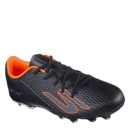 Skechers Skx.2 Junior Firm Ground Football Boots – Black/Orange